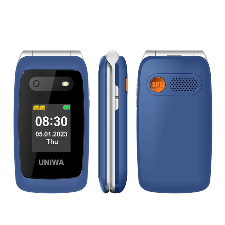 UNIWA V202T Teléfono 4G Doble Pantalla 0.048GB+0.128GB by UNIWA