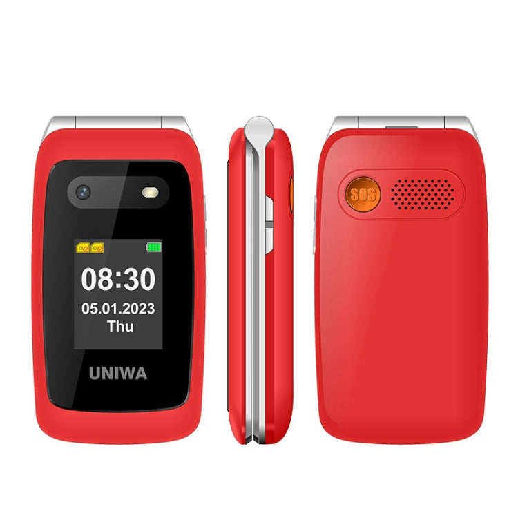 UNIWA V202T Teléfono 4G Doble Pantalla 0.048GB+0.128GB by UNIWA