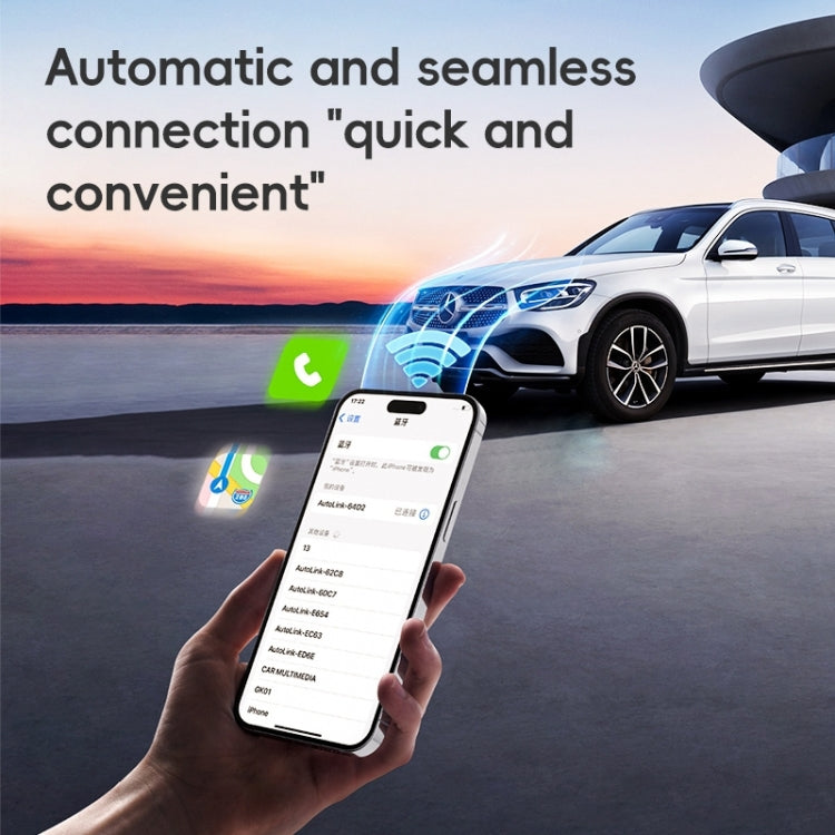 AutoTech CarPlay Android Auto Box 2 En 1 Adaptador Inalámbrico Pro (Used)