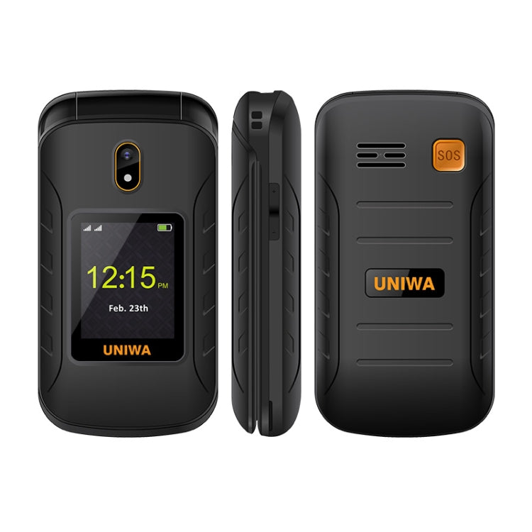 Unisoc T107 Teléfono Doble Pantalla 4G Con Base De Carga by UNIWA