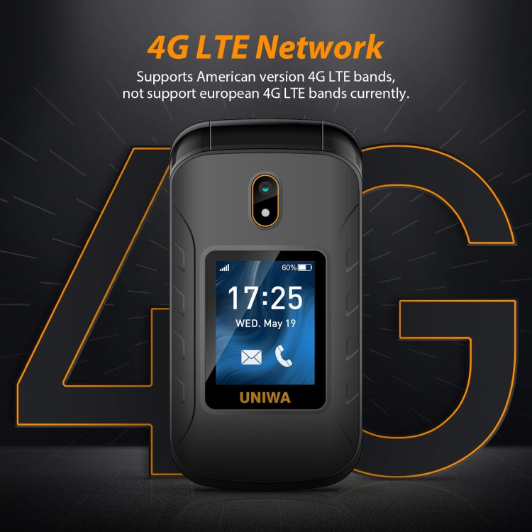 Unisoc T107 Teléfono Doble Pantalla 4G Con Base De Carga by UNIWA