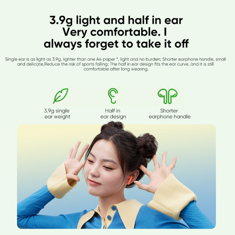 Original Xiaomi Redmi Buds 4 Lite TWS Bluetooth 5.3 Call Noise Reduction Earphone, Redmi Buds 4 Lite Black, Redmi Buds 4 Lite Orange, Redmi Buds 4 Lite Green, Redmi Buds 4 Lite