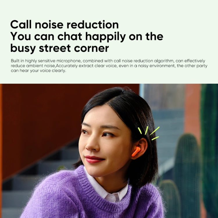 Original Xiaomi Redmi Buds 4 Lite TWS Bluetooth 5.3 Call Noise Reduction Earphone, Redmi Buds 4 Lite Black, Redmi Buds 4 Lite Orange, Redmi Buds 4 Lite Green, Redmi Buds 4 Lite