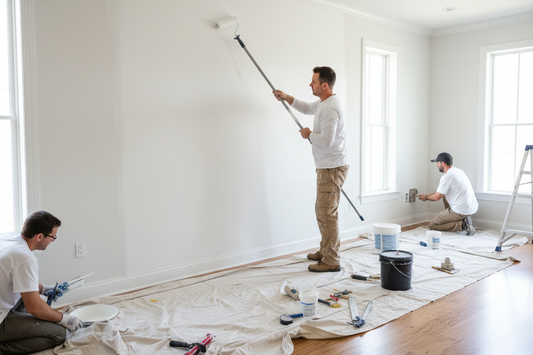 Professional painter doing a Basic Refresh remodel